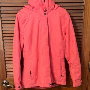 Pulse Women's Bright Coral Ski Jacket